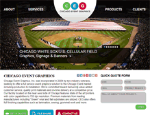 Tablet Screenshot of chicagoeventgraphics.com